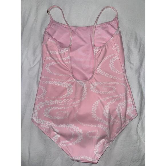 Chanel 25M Coco Beach Pink CC Logo One Piece Swim Swimsuit Runway Bathingsuit 40 - Picture 12 of 16